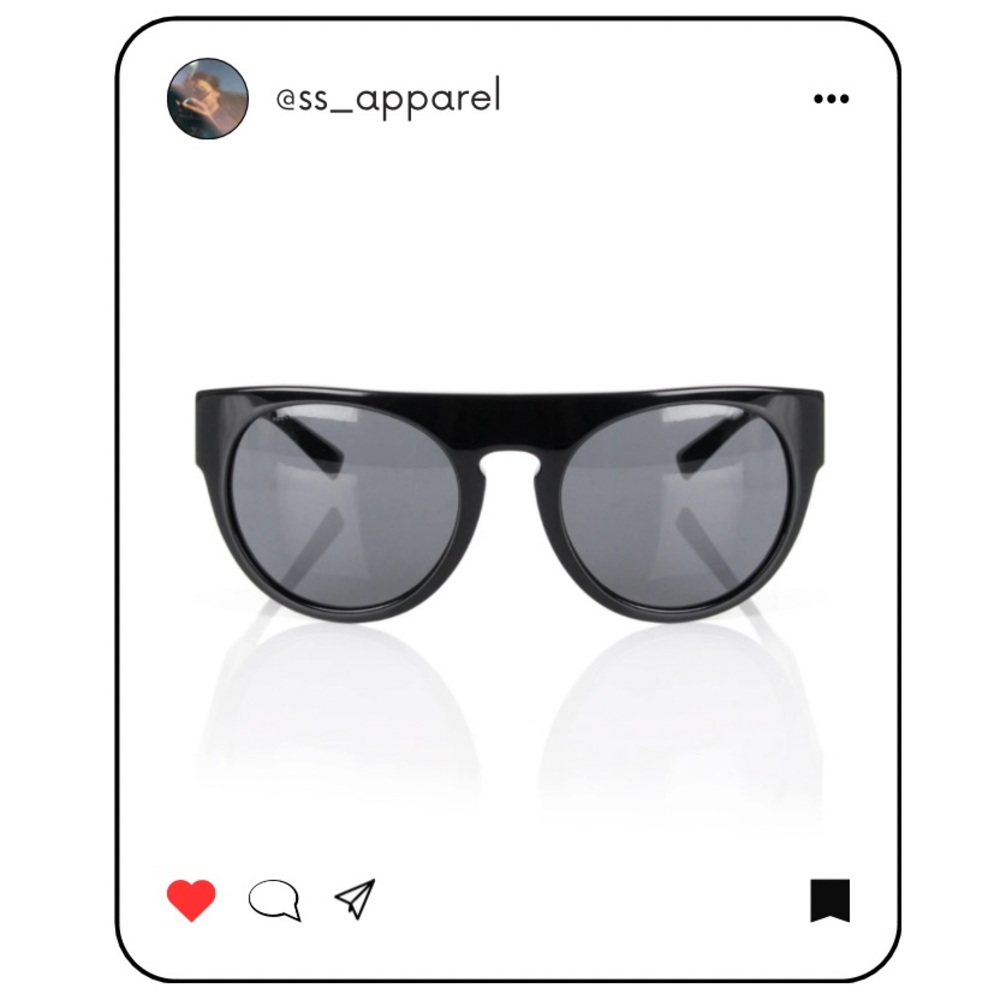 Versace VE4333 GB1/87 Black Round Sunglasses